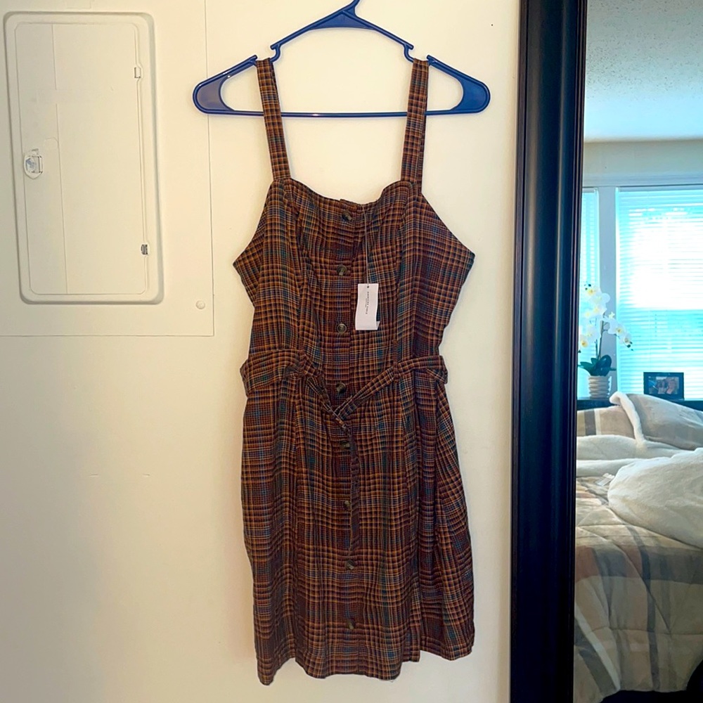 New Plaid American Eagle Dress